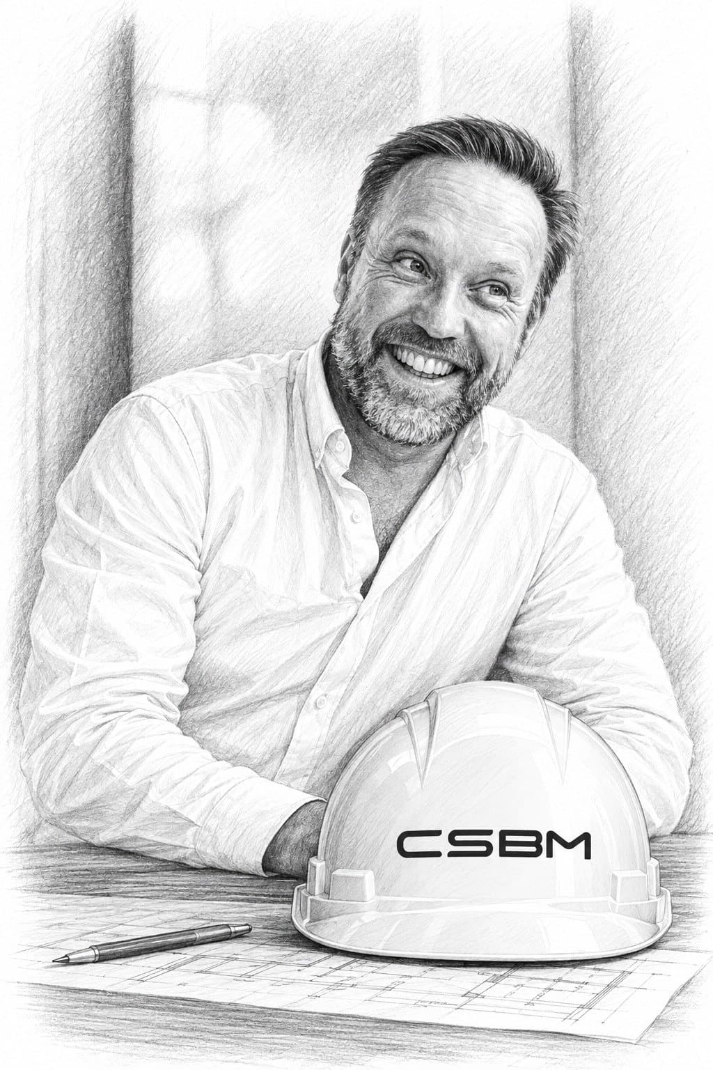 Gavin Cooper – pencil portrait